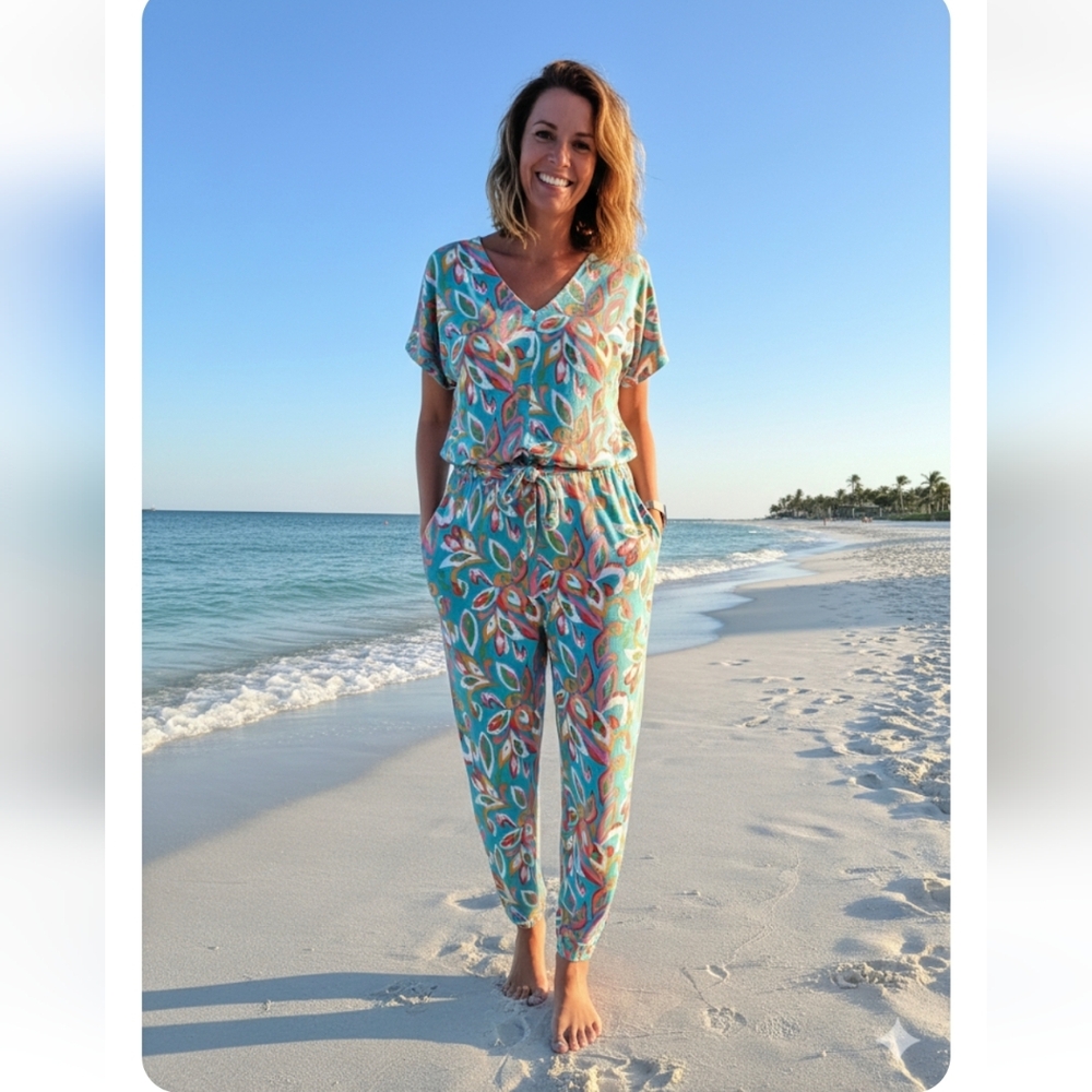 Any Body Jumpsuits Knit Jersey Medium